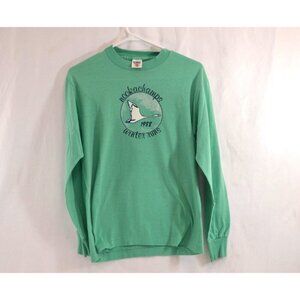 Nookachamps Winter Runs Chicago 1988 Medium Green Sunbelt Sportswear Vtg